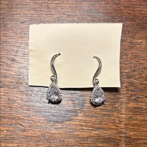Silver Teardrop Earrings